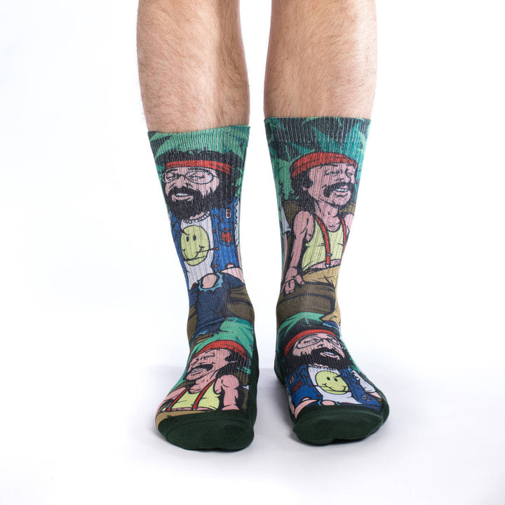 Good Luck Sock Cheech &amp; Chong On Couch Socks (Mens) | 8-13