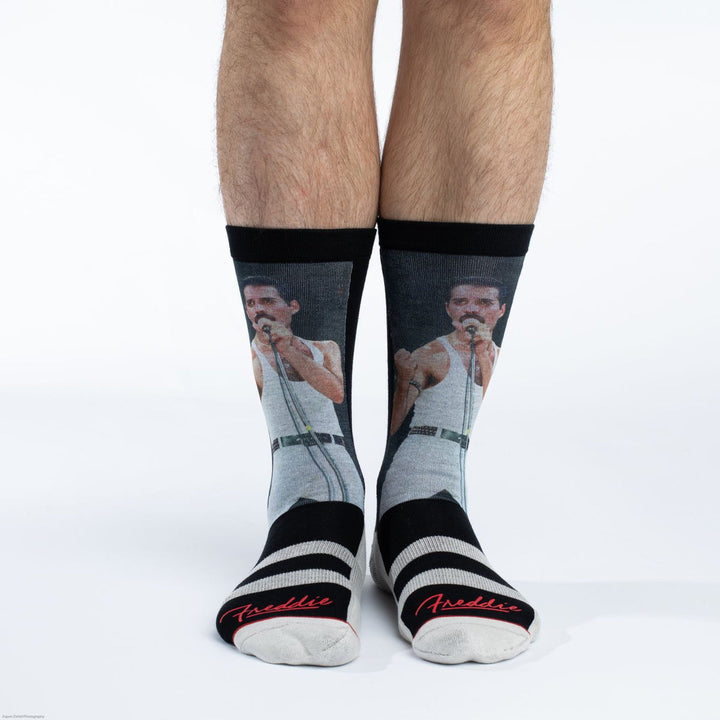 Good Luck Sock M Freddie At Live Aid Concert Socks | 8-13