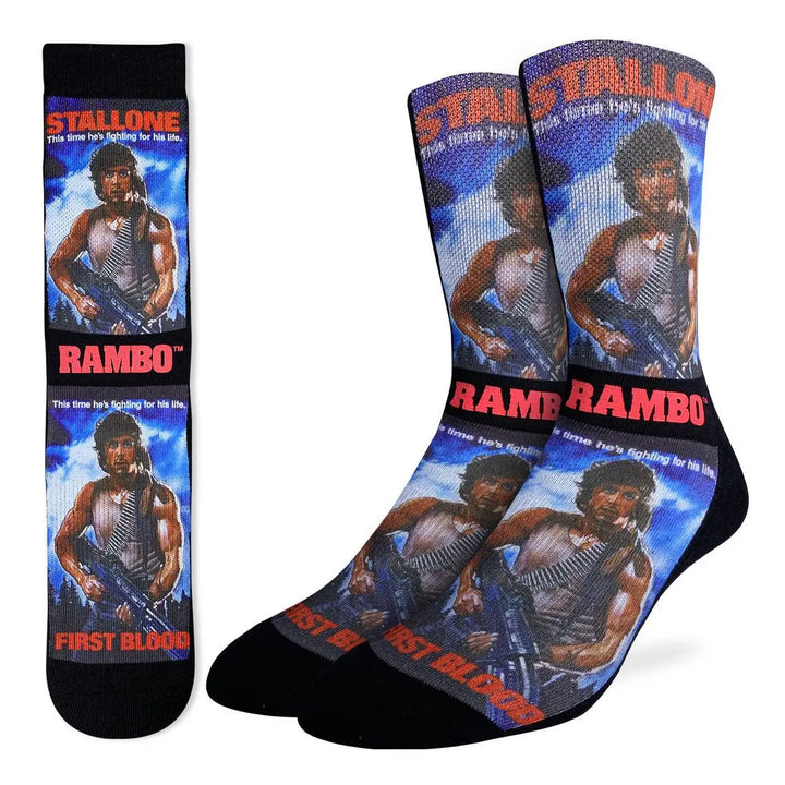 Good Luck Sock Rambo First Blood Socks (Mens) | 8-13