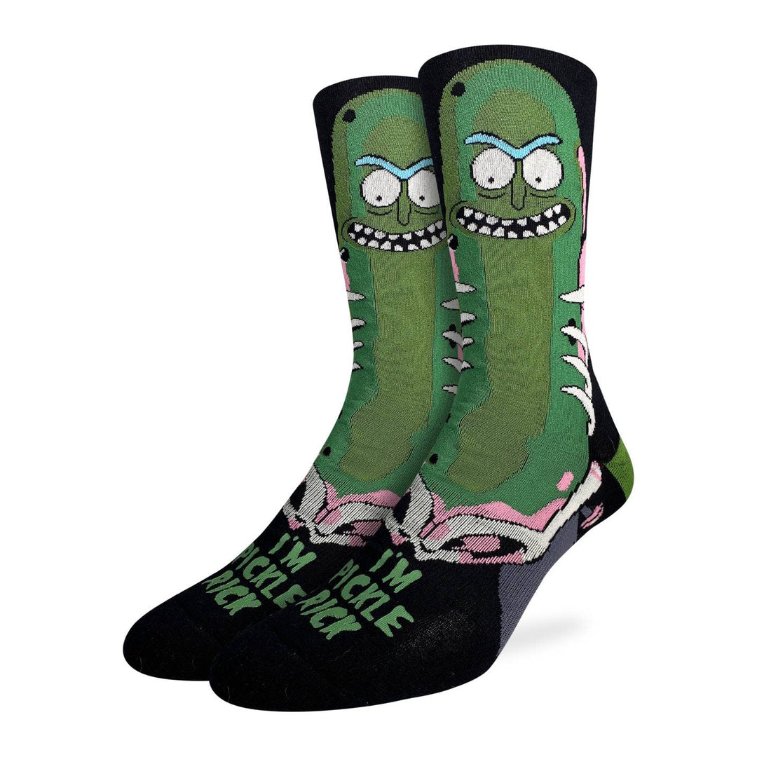 Good Luck Sock Rick And Morty Pickle Rick Socks (Mens) | 8-13