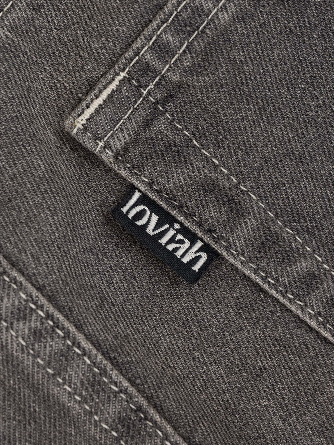 Loviah Og Baggy 5 Pocket Denim (Mens) | Grey Stonewash