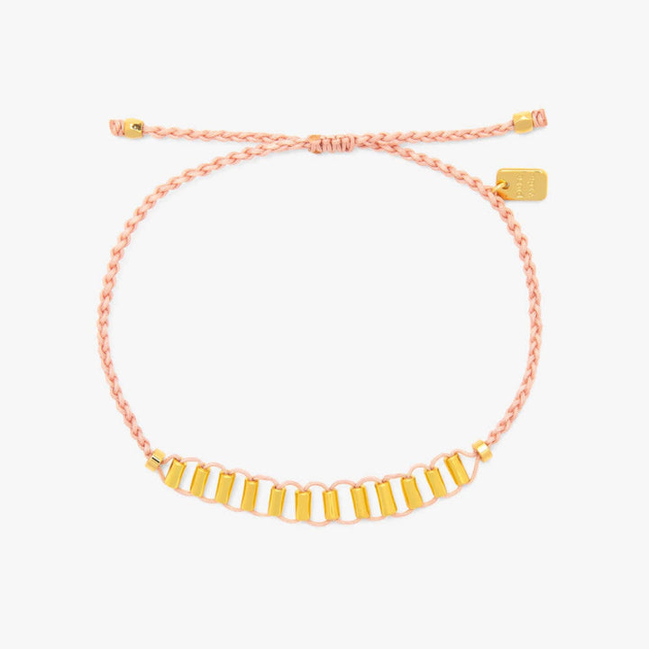 Pura Vida Dainty Fidget Bead Charm Bracelet | Gold