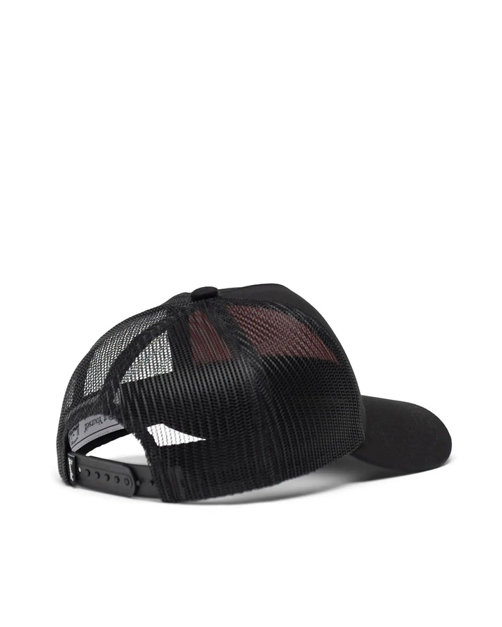 Herschel Whaler Cotton Mesh Cap (Youth) | Black