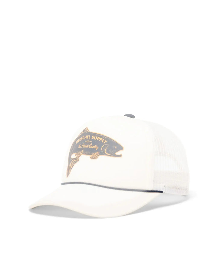 Herschel Marina Mesh Fish Cap | Vintage White
