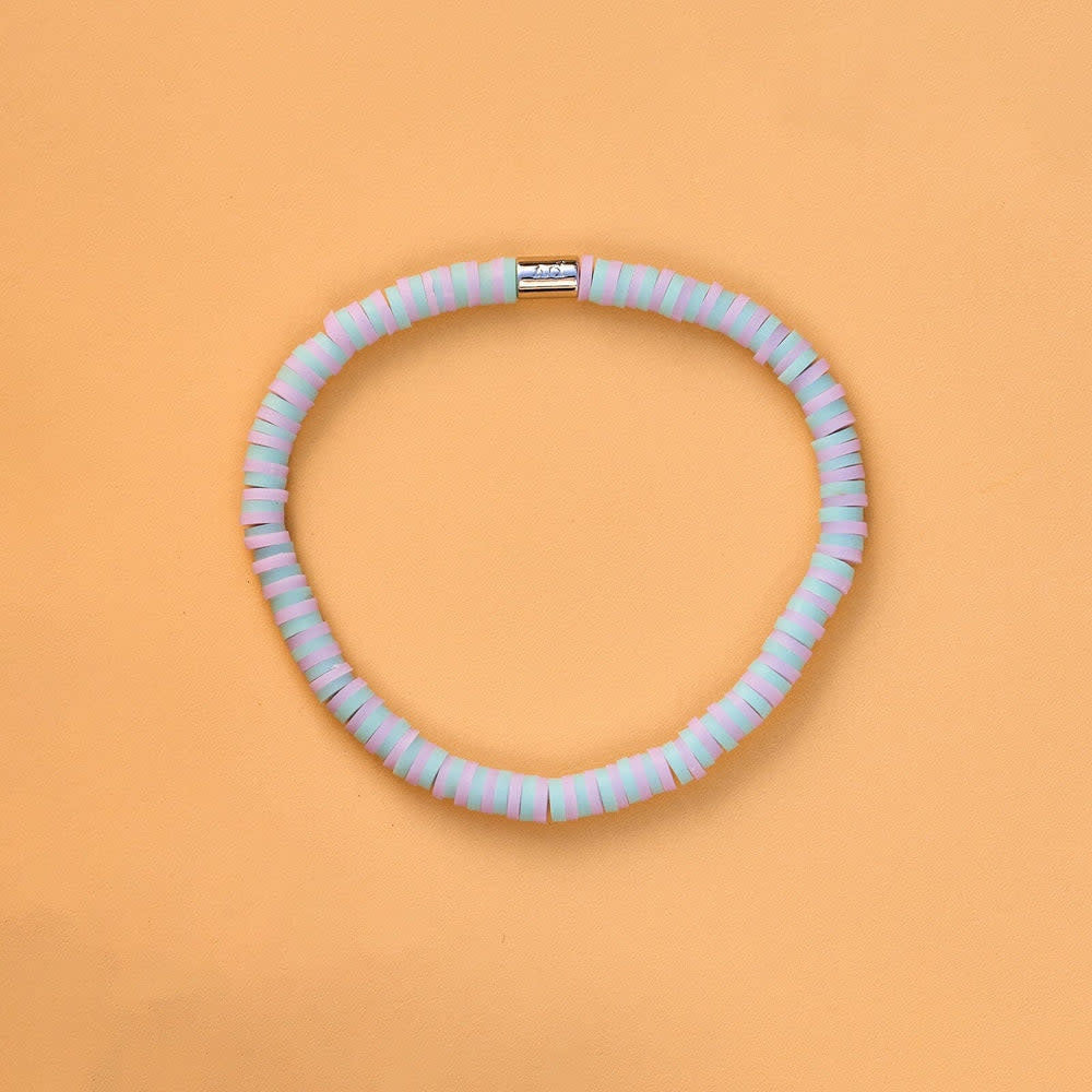 Pura Vida Seascape Vinyl Disc Stretch Bracelet | Surf&