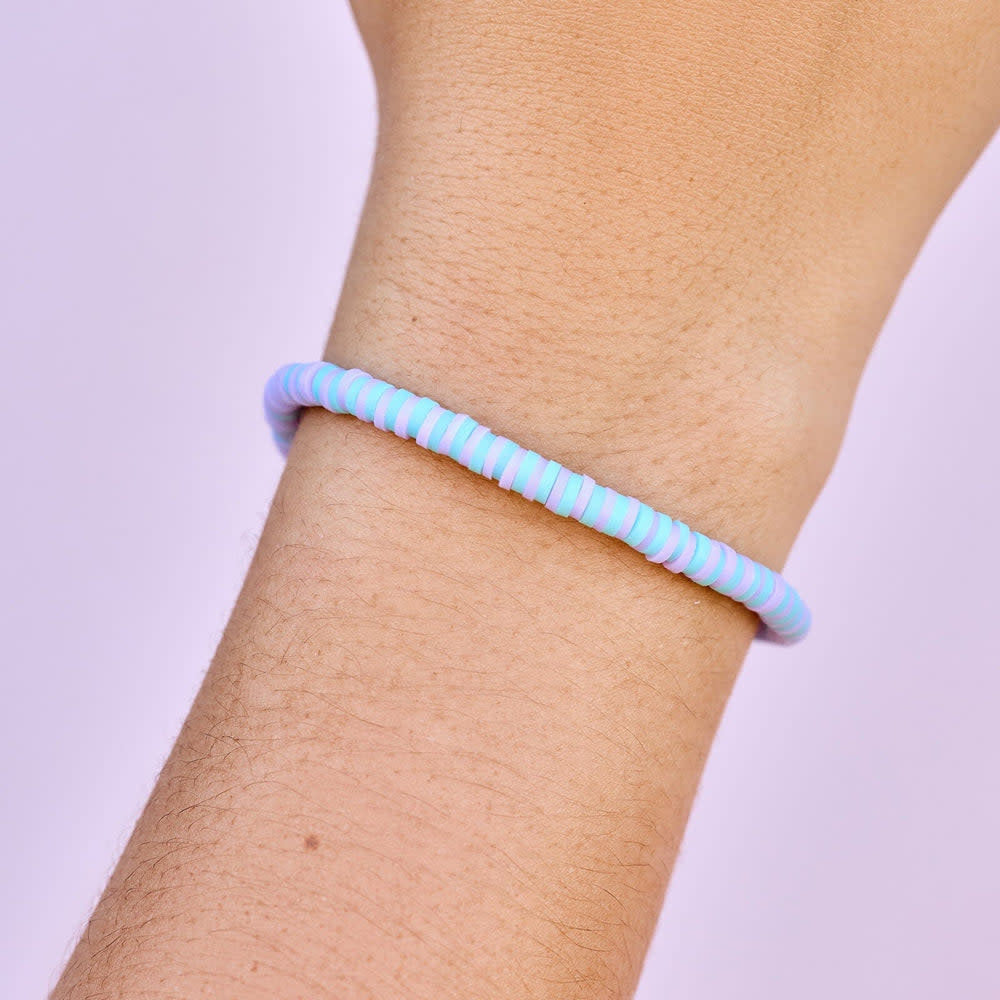 Pura Vida Seascape Vinyl Disc Stretch Bracelet | Surf&