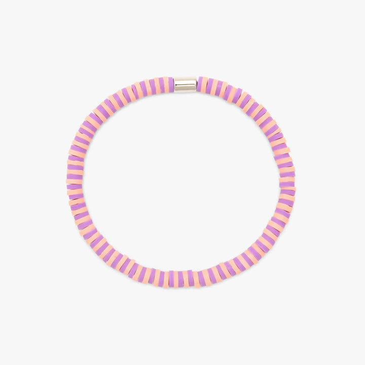 Pura Vida Seascape Vinyl Disc Stretch Bracelet | Violet Sunrise