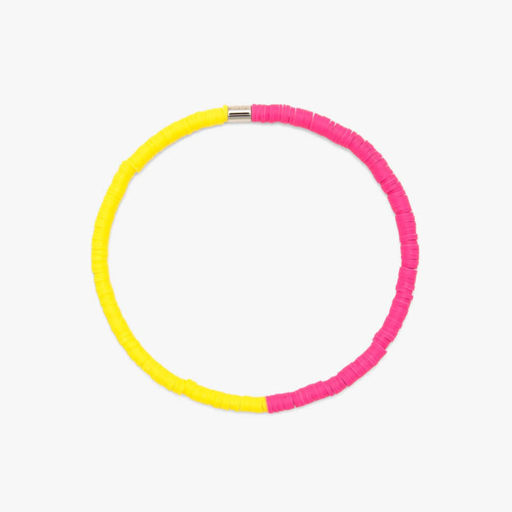 Pura Vida Seascape Vinyl Disc Stretch Anklet | Neon Daze