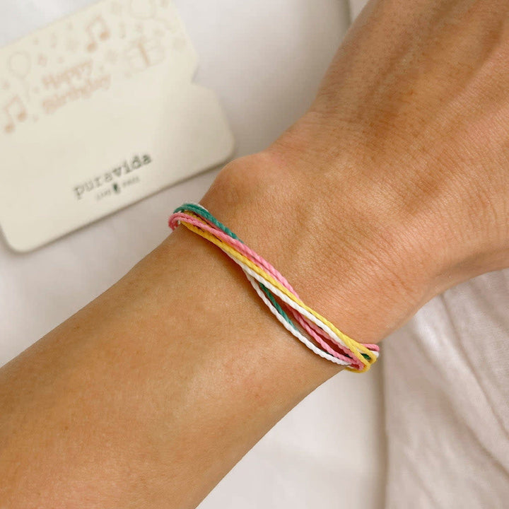 Pura Vida Gifting Original Bracelet | Happy Birthday