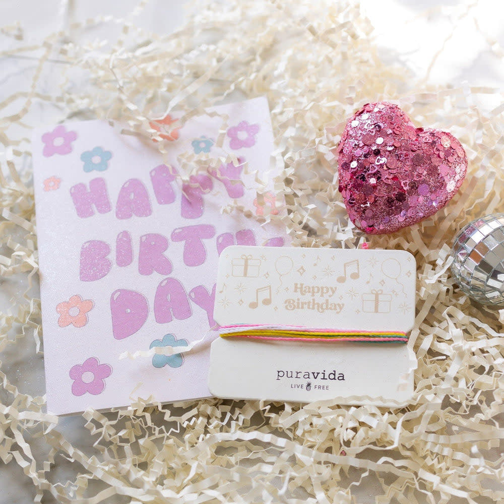 Pura Vida Gifting Original Bracelet | Happy Birthday