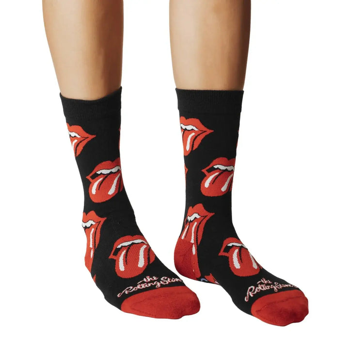Good Luck Sock The Rolling Stones Hot Lips Socks (Womens) | 5-9