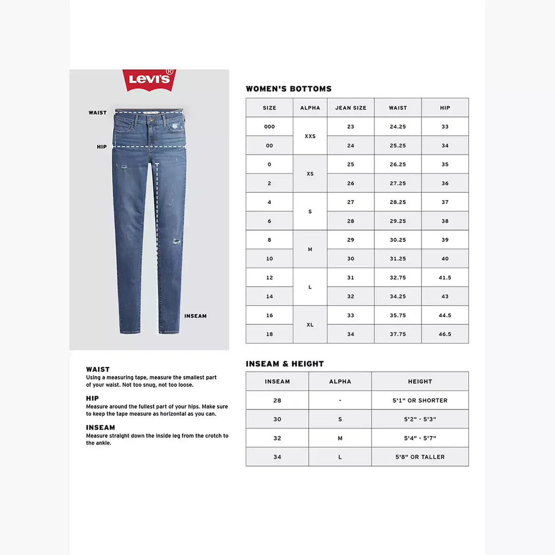 Levis 501 Original Short (Womens) | Oxnard Athens Mid