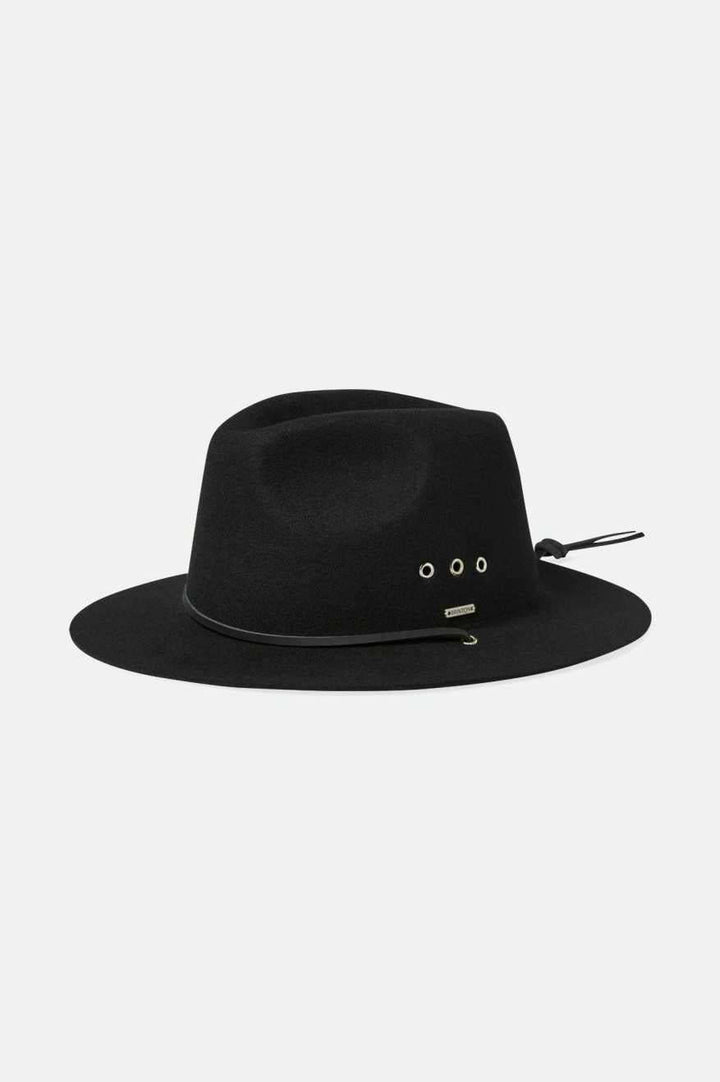 Brixton Wesley Wthr Guard Packable Fed (Unisex) | Black