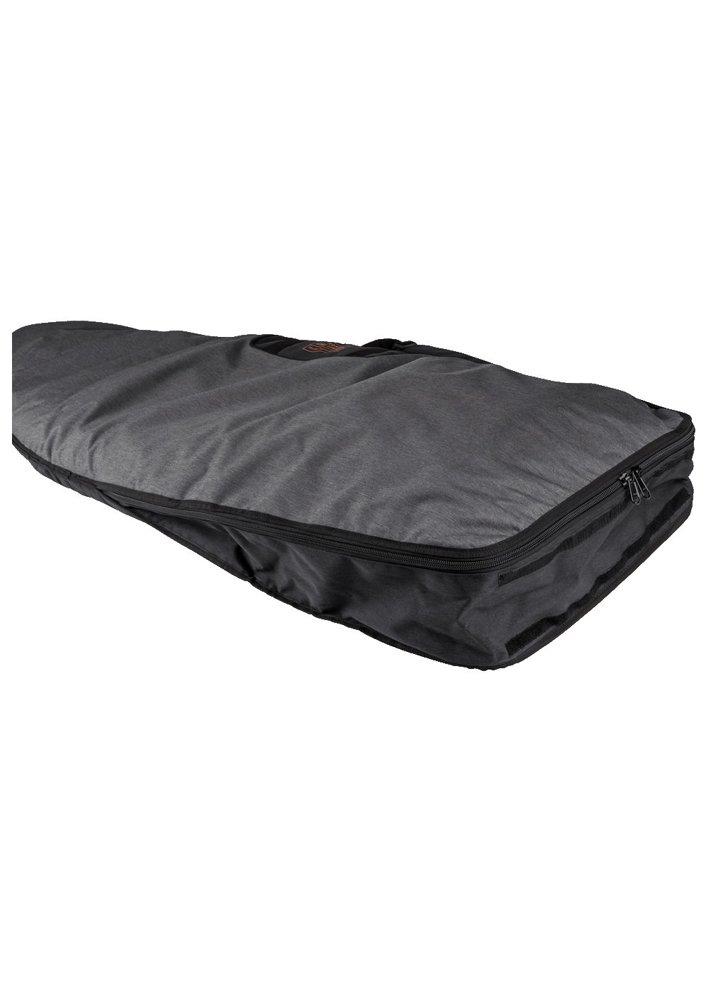 Ronix Dempsey Surf Case W/3D Fin Box 2025 | Charcoal/Orange