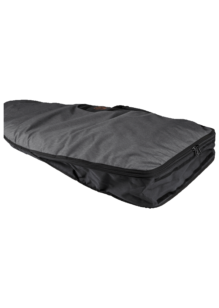 Ronix Dempsey Surf Case W/3D Fin Box 2025 | Charcoal/Orange