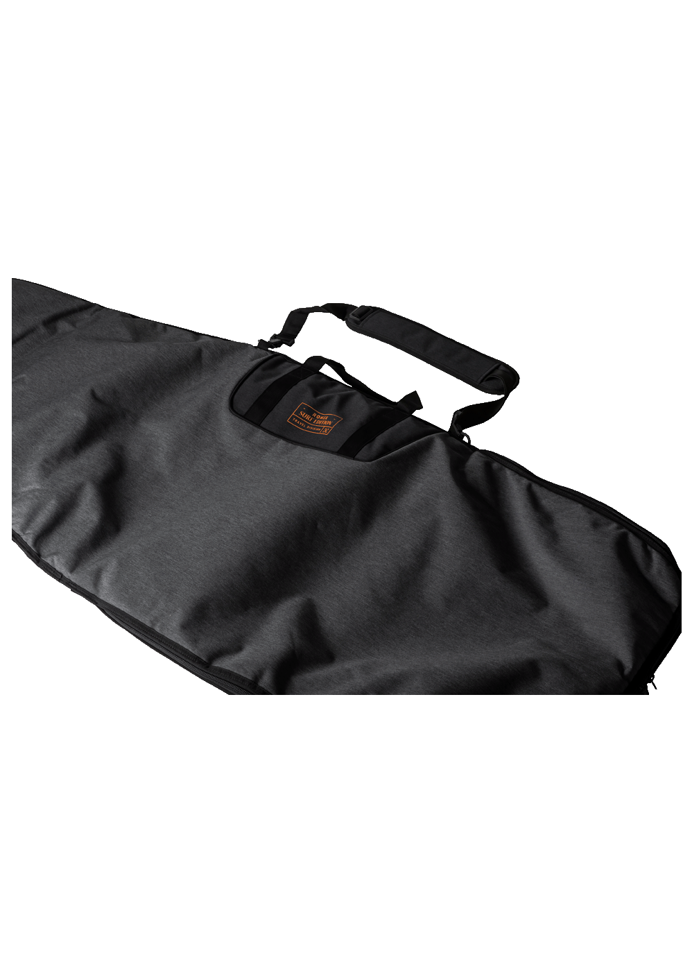 Ronix Dempsey Surf Case W/3D Fin Box 2025 | Charcoal/Orange