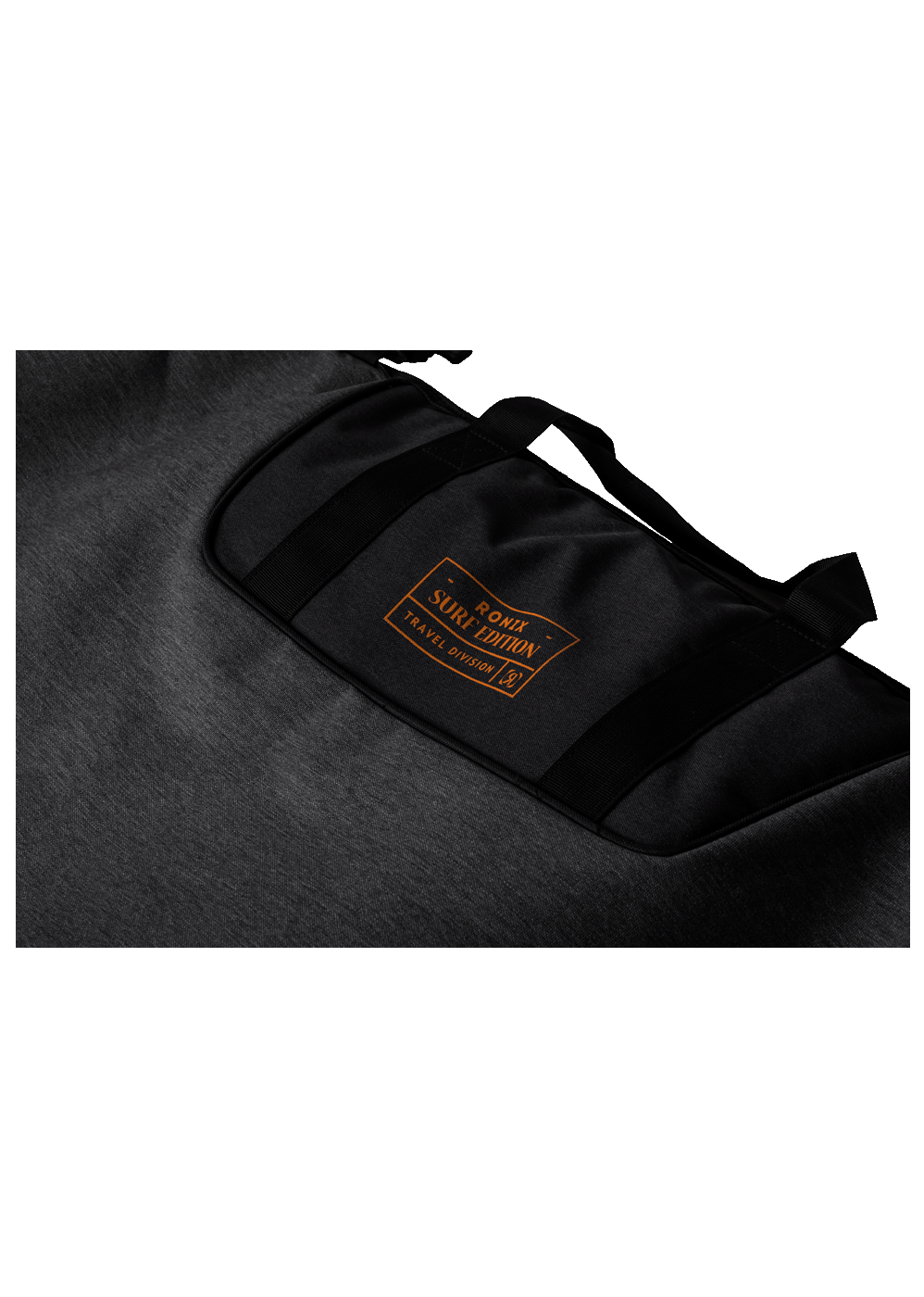 Ronix Dempsey Surf Case W/3D Fin Box 2025 | Charcoal/Orange