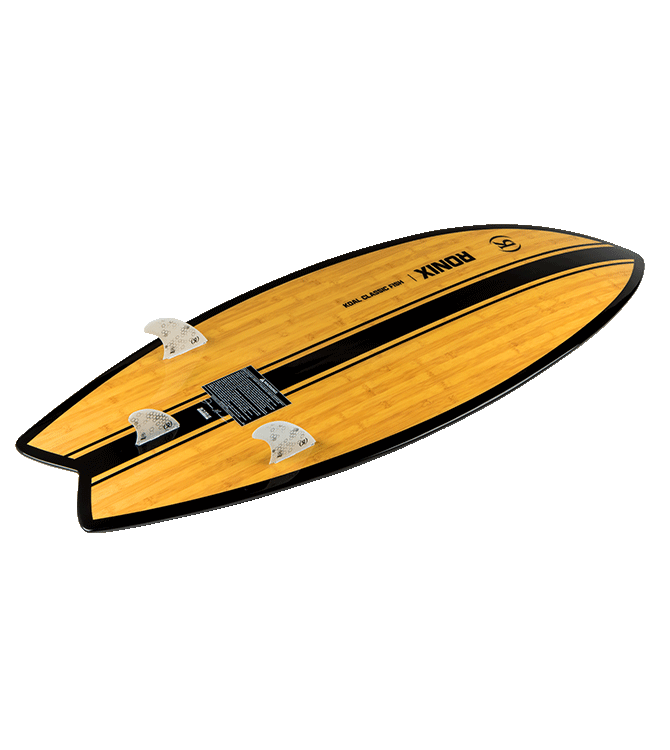 Ronix Koal Classic Fish Surf 2026 (Mens) | Glossy Black/Bamboo