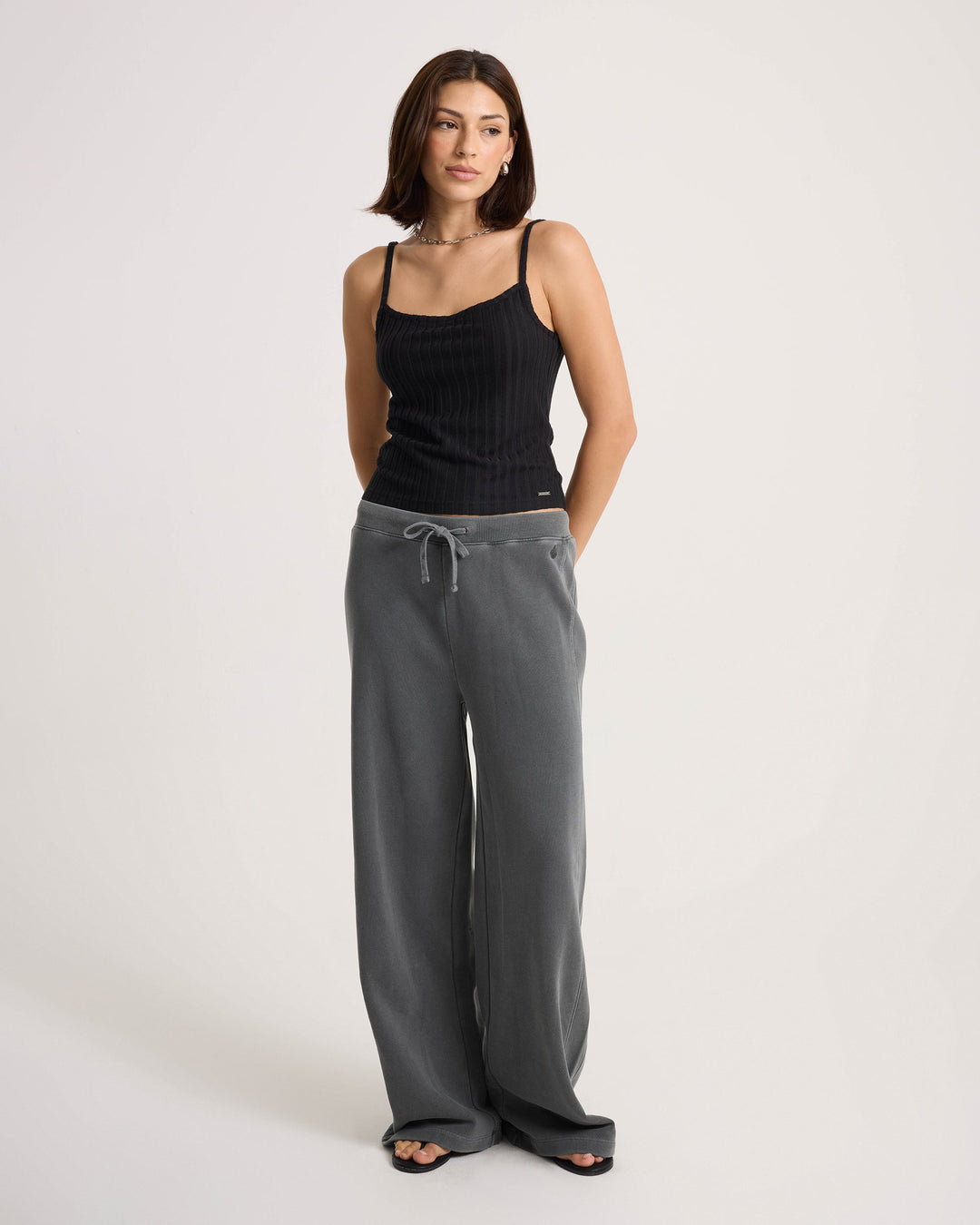 Volcom Womens Stone Soft Pant - Vintage Black - official gallery image 4 