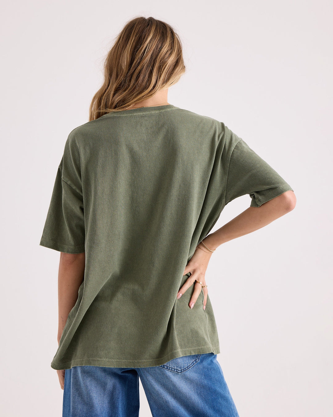 Volcom Womens Night Shade Bad Boy Tee - Martini Olive - official gallery image 2 