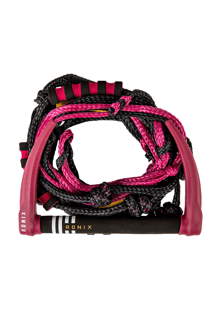 Ronix Silicone Bungee Surf W/11 In. Hndl. W/25Ft 4-Sect 2026 (Womens) | Merlot