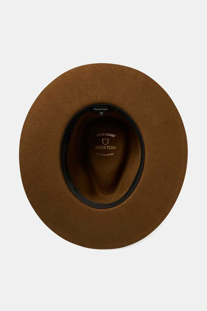 Brixton Hawkins Wthr Guard Cowboy Hat (Unisex) | Coffee