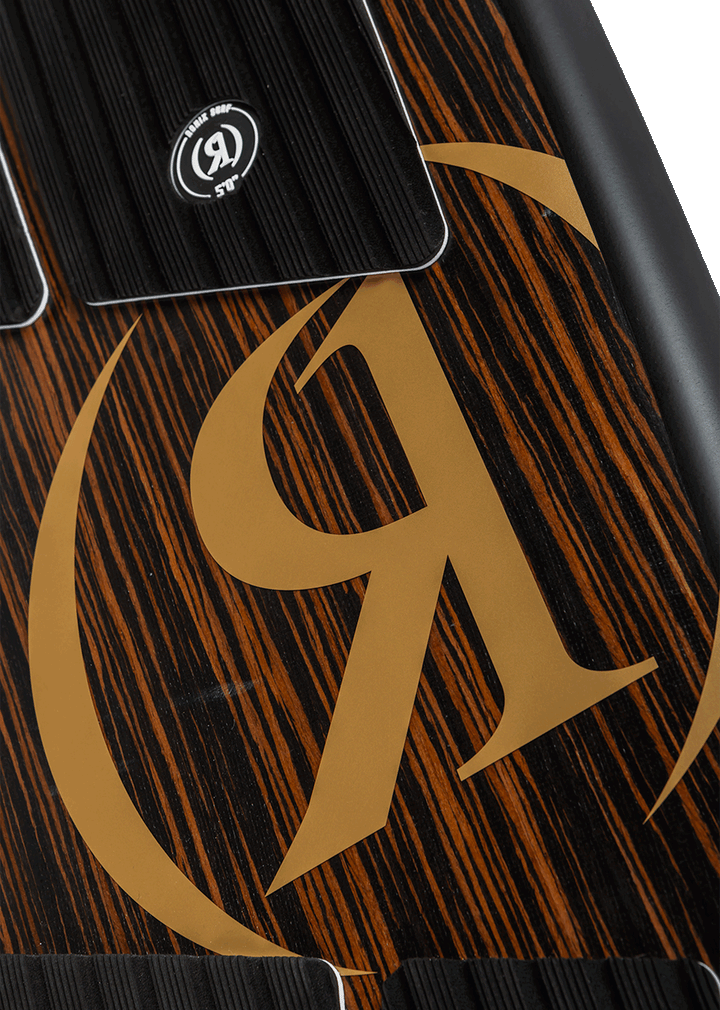 Ronix Koal Classic Wave King Skimmer Surf 2026 (Mens) | Walnut/Black/Gold