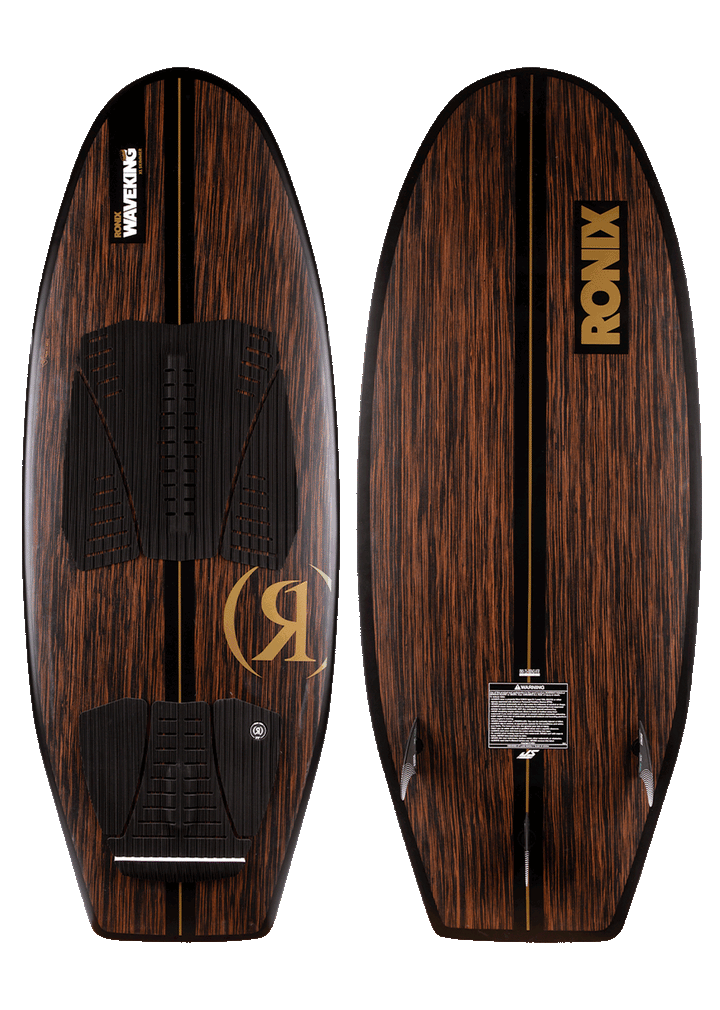 Ronix Koal Classic Wave King Skimmer Surf 2026 (Mens) | Walnut/Black/Gold