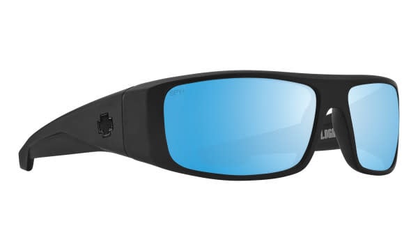 Spy Logan Matte Black | Happy Boost Polar Ice Blue Mirror
