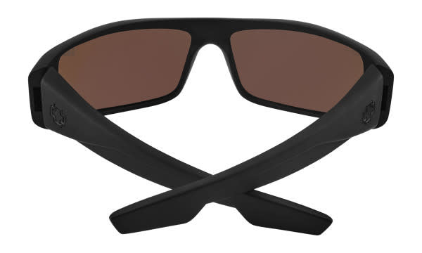 Spy Logan Matte Black | Happy Boost Polar Ice Blue Mirror