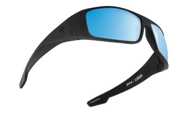 Spy Logan Matte Black | Happy Boost Polar Ice Blue Mirror