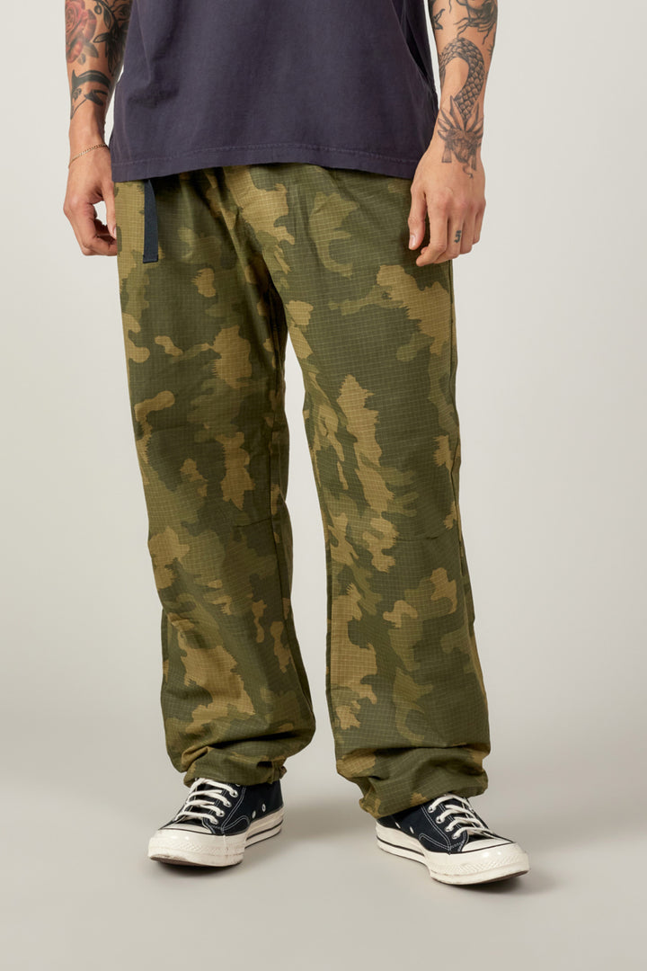 686 Mens Cruiser Pant - Wide Fit | Green Cloudstorm