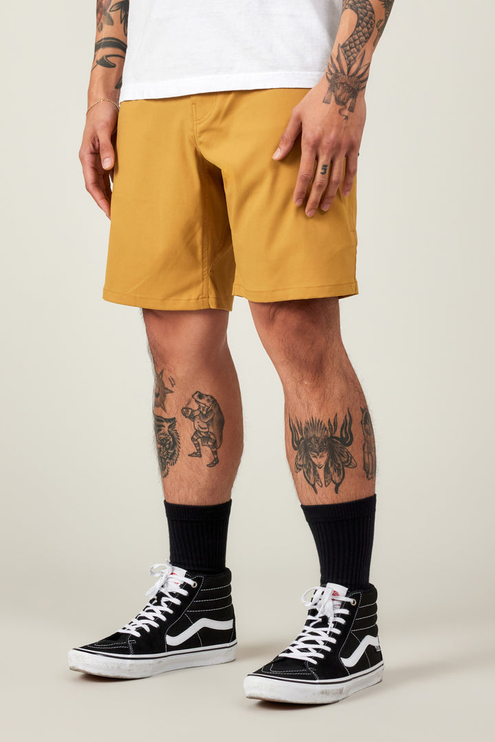 686 Mens Everywhere Hybrid Short | Wood