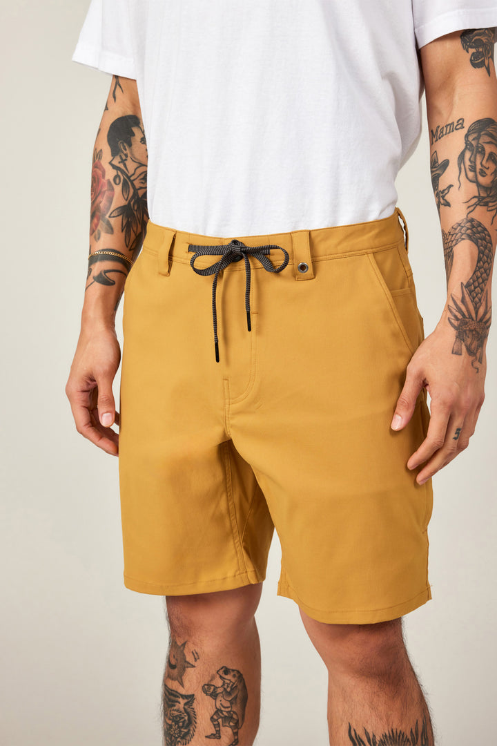 686 Mens Everywhere Hybrid Short | Wood