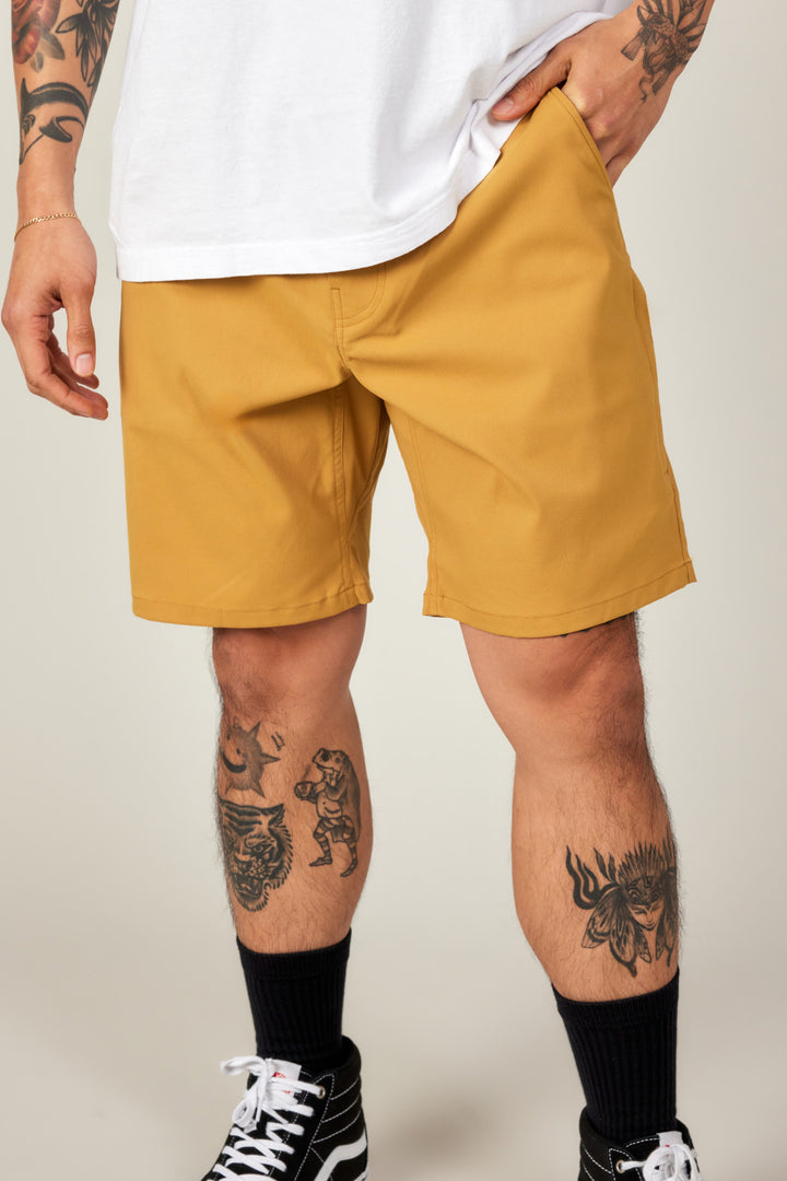 686 Mens Everywhere Hybrid Short | Wood