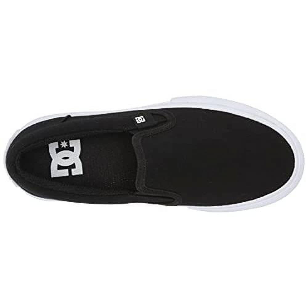DC Manual Slip-On Youth Shoes | Black/White
