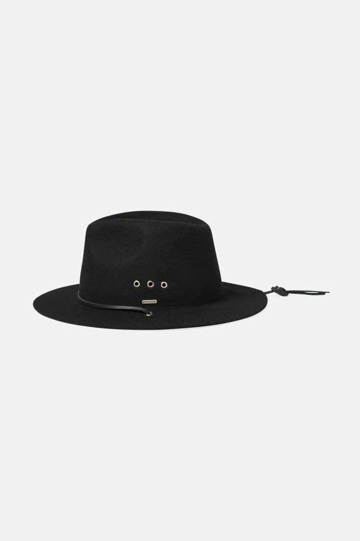 Brixton Wesley Wthr Guard Packable Fed (Unisex) | Black