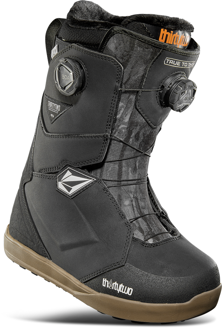 32 Lashed Double Boa X Volcom 2025 (Womens) | Black/Grey/Gum