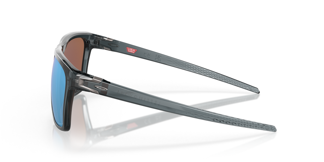 Oakley Leffingwell Crystal Black | Prizm Deep Water Polarized
