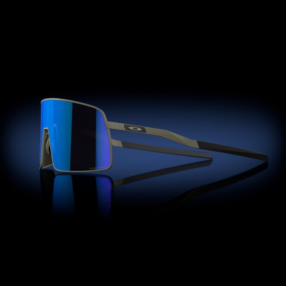 Oakley Sutro Ti Satin Lead | Prizm Sapphire