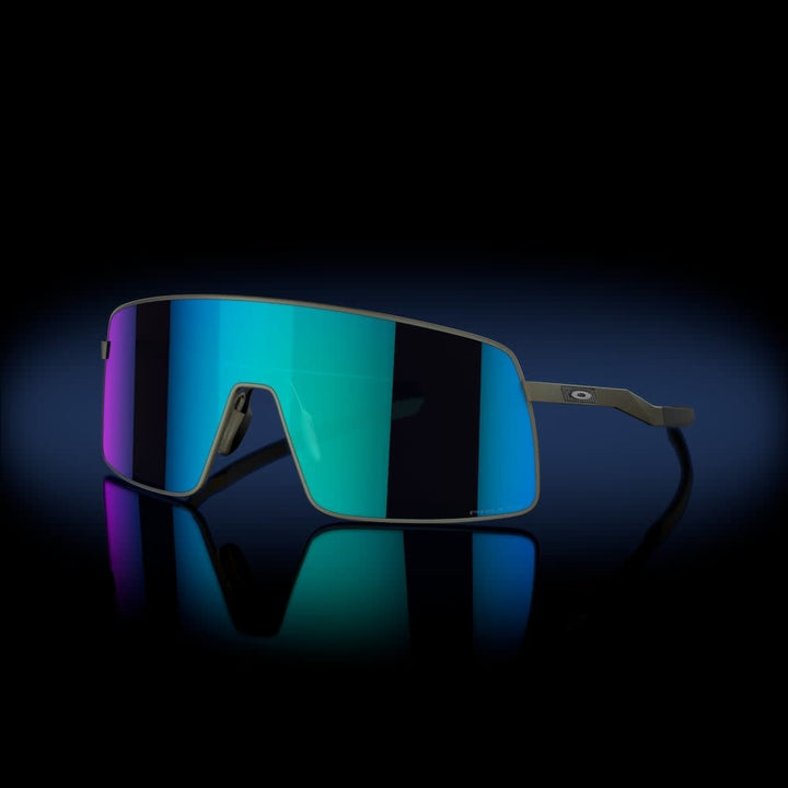 Oakley Sutro Ti Satin Lead | Prizm Sapphire