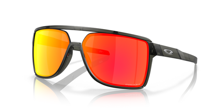 Oakley Castel Matte Grey Smoke | Prizm Ruby