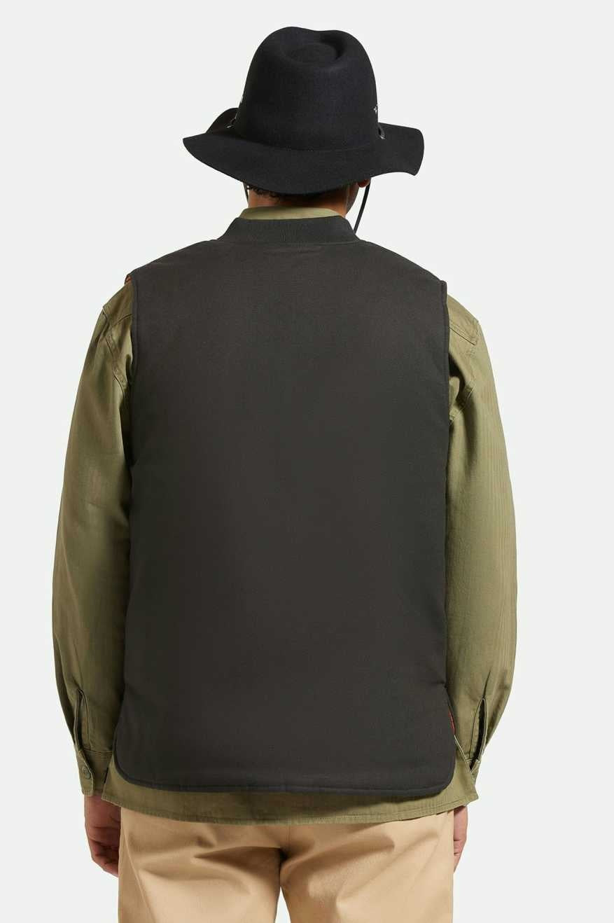 Brixton Wesley Wthr Guard Packable Fed (Unisex) | Black
