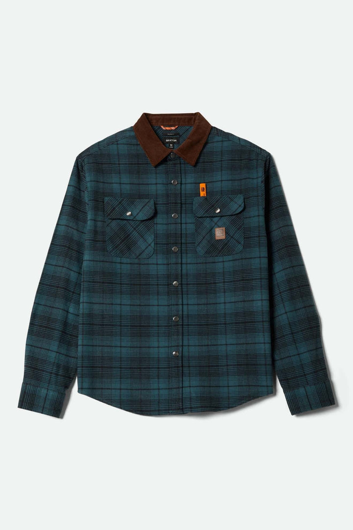 Brixton Builders Bowery Perf Flannel (Men&