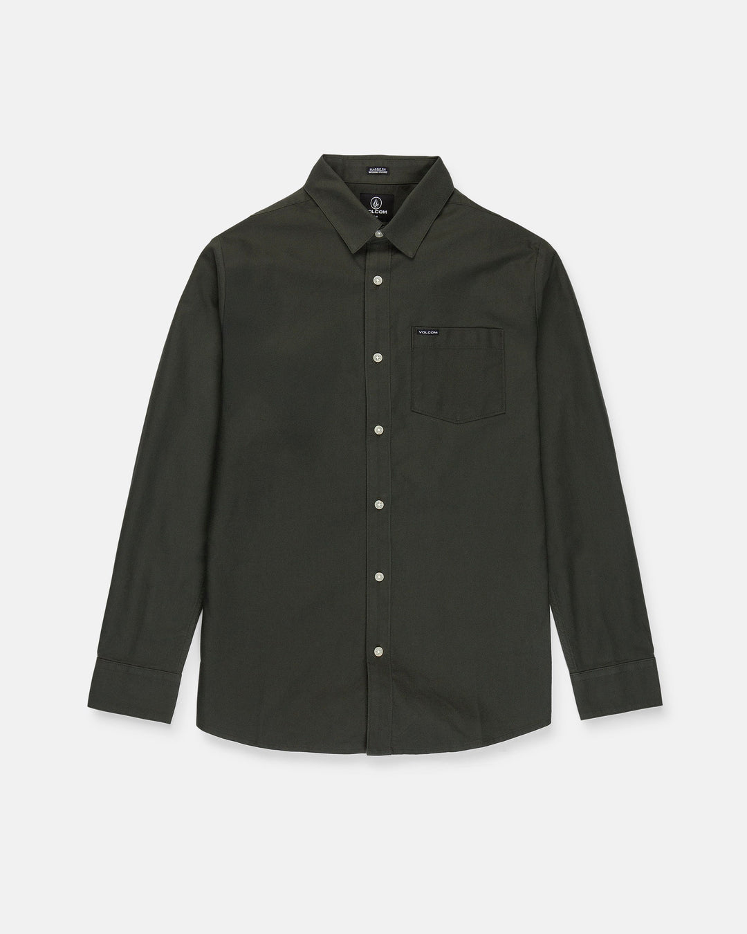 Volcom Mens Veeco Oxford Ls - Climbing Ivy - official gallery image 5 