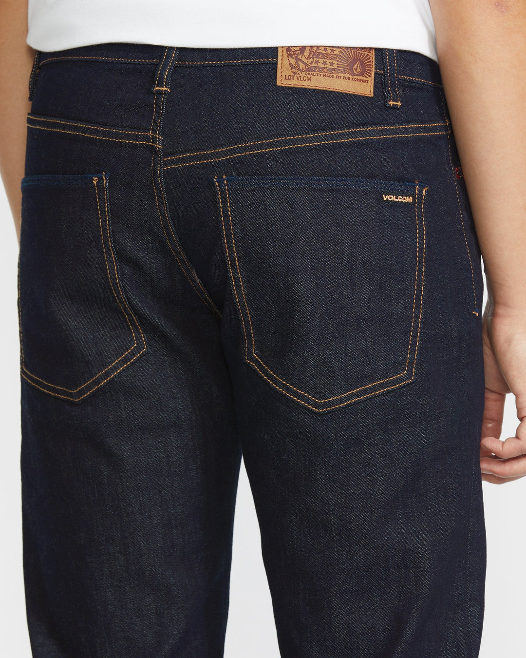 Volcom Mens Solver Denim Pant | Rinse