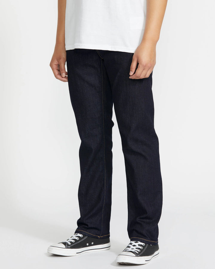 Volcom Mens Solver Denim Pant | Rinse