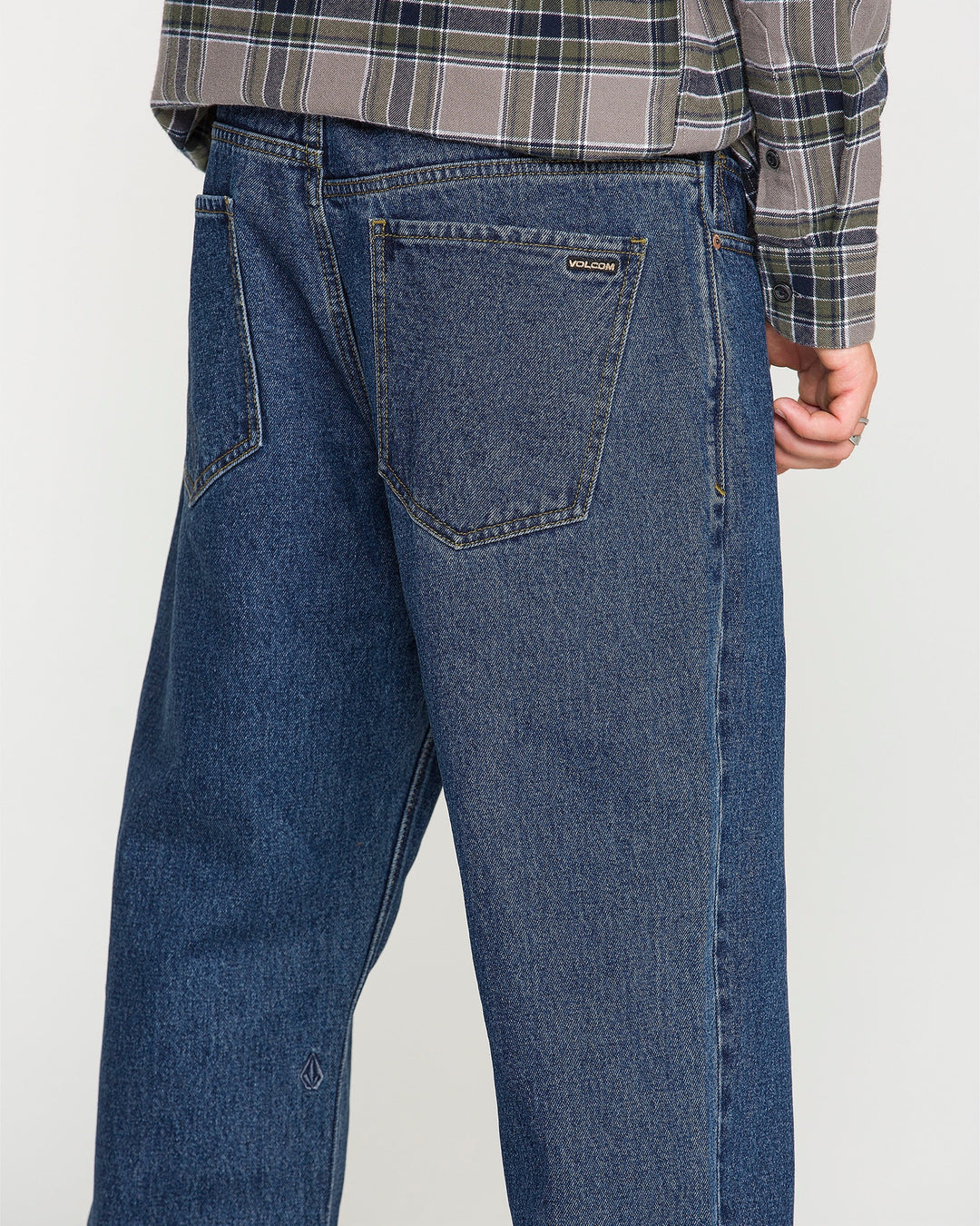 Volcom Mens Pipe Dreams Denim - Dark Stone - official gallery image 7 