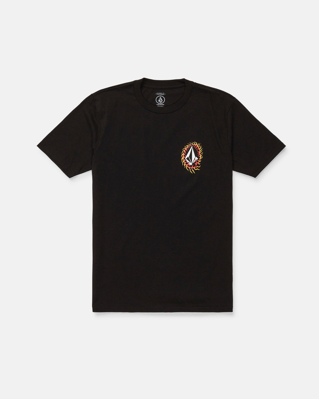 Volcom Mens Ringafire Ss Tee - Black - official gallery image 5 