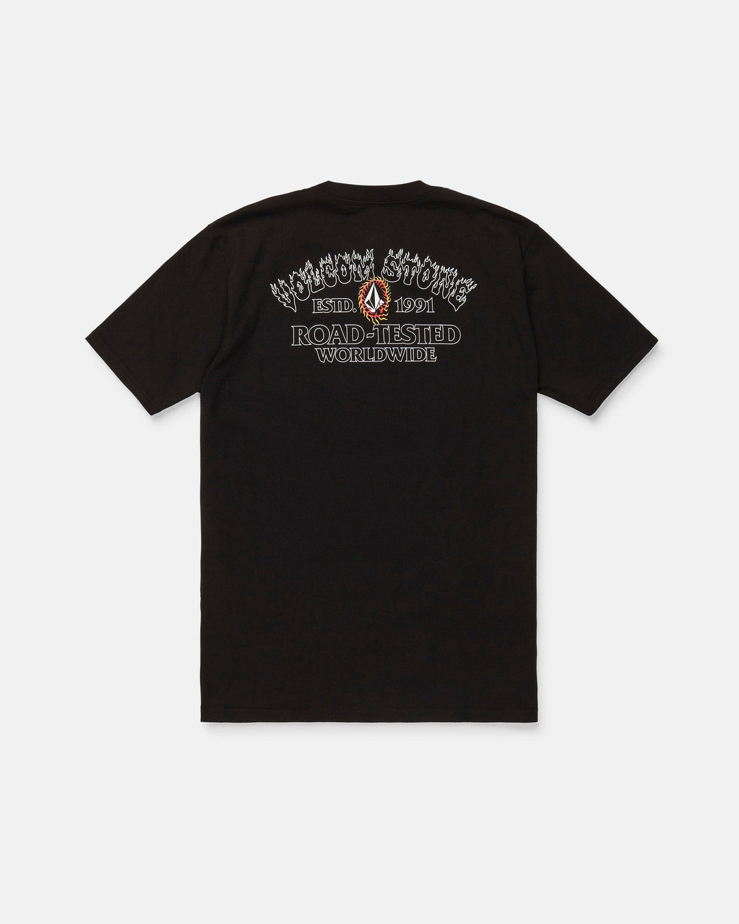 Volcom Mens Ringafire Ss Tee - Black - official gallery image 6 